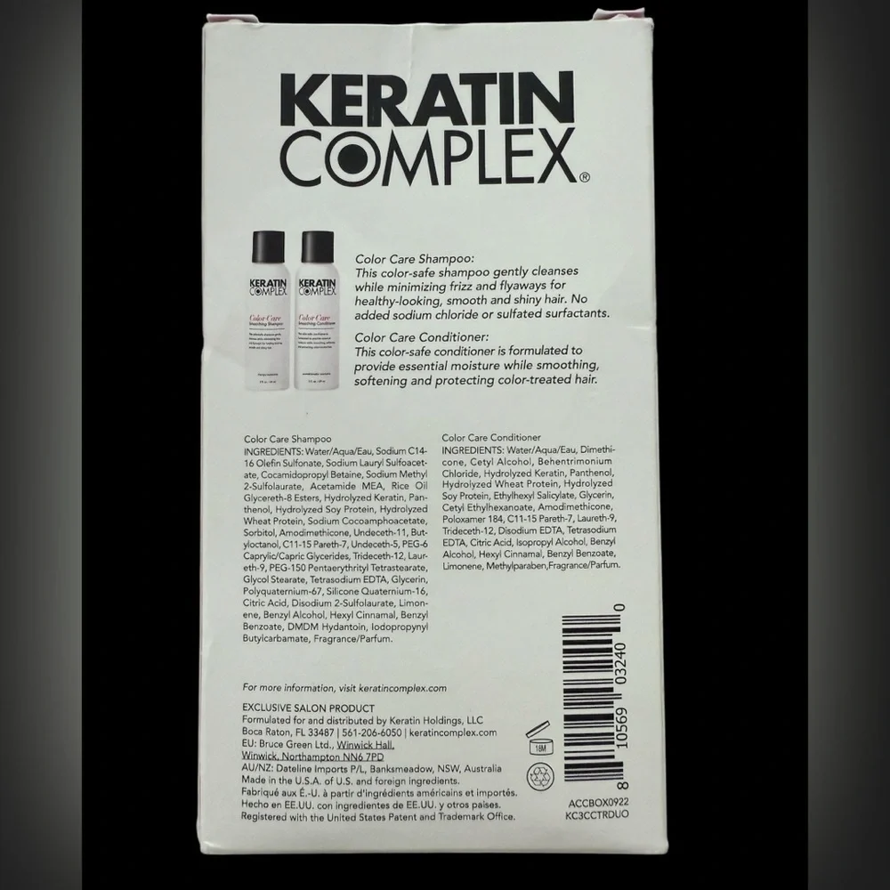 Keratin Complex Travel Duo | Shampoo and Conditioner​​​​